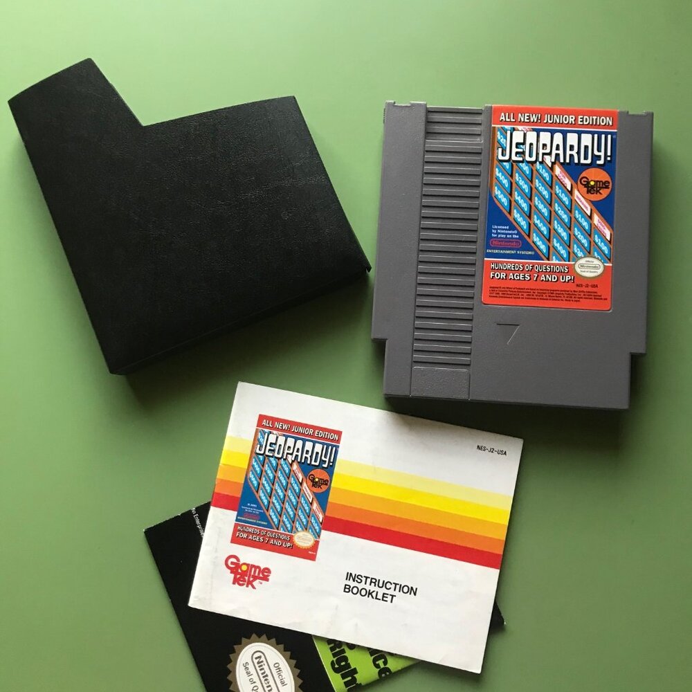 Nintendo (NES)– Jeopardy Junior Edition Game